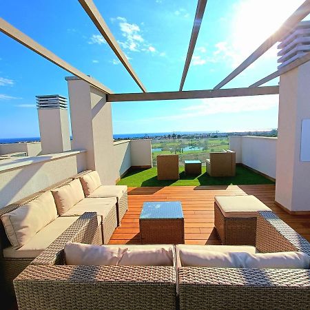 Nuevo Atico Toyo. Vistas Al Mar, Terraza, Solarium, Piscina, A/A, Wifi Y Garaje Apartment El Toyo Bagian luar foto