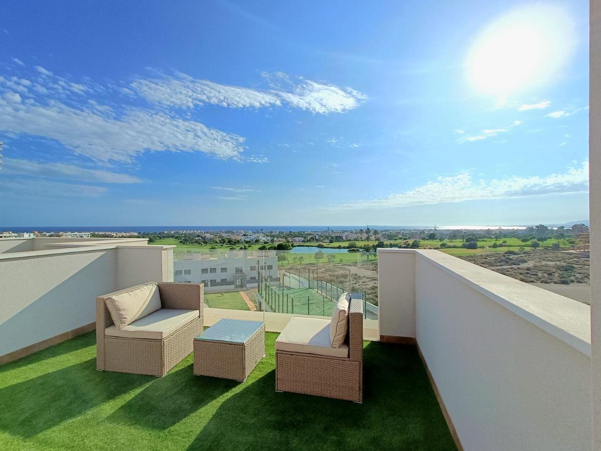 Nuevo Atico Toyo. Vistas Al Mar, Terraza, Solarium, Piscina, A/A, Wifi Y Garaje Apartment El Toyo Bagian luar foto